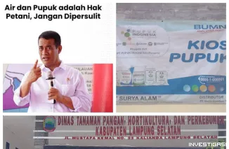 Foto Harga Pupuk Bersubsidi Diduga Dijual di Atas HET, Kinerja Dinas Pertanian Lampung Selatan Dipertanyakan