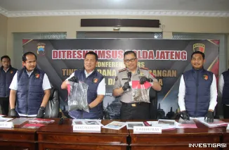 Foto Polda Jawa Tengah Bongkar Aktivitas Tambang Ilegal di Dua Kabupaten, Alat Berat dan Material Disita