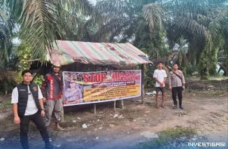 Foto Polsek Sungai Lilin Gencarkan Sosialisasi Bahaya Illegal Drilling dan Illegal Refinery