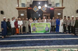 Foto Safari Ramadhan Polres Bitung di Masjid At-Taubah, Ajak Jamaah Isi Ramadhan dengan Ibadah dan Jaga Kamtibmas