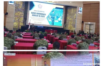 Foto Askomlek Pangkormar Hadiri Rakor Komlek TNI 2026, Dorong Transformasi Digital dan Kemandirian Teknologi Pertahanan