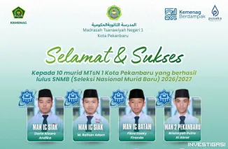 Foto Bangga! 10 Murid MTsN 1 Kota Pekanbaru Berhasil Lolos SNMB 2026/2027 ke Madrasah Unggulan