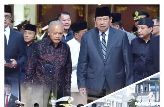 Foto Pangkormar Hadiri Upacara Penghormatan dan Pelepasan Jenazah Prof.Dr. Juwono Sudarsono