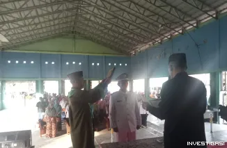 Foto Pelantikan PAW Kepala Desa Tanjung Medang Berlangsung Lancar dan Meriah