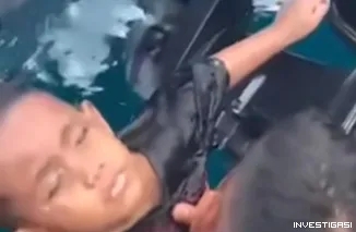 Foto Penemuan Jasad Bocah Mengapung di Perairan Ternate--Tidore Gegerkan Warga