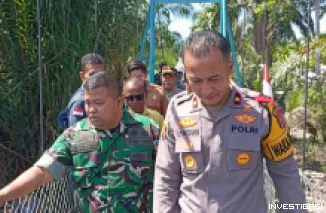 Foto Peresmian Jembatan Merah Putih Presisi di Desa Temiang Digelar Secara Daring, Berlangsung Aman dan Kondusif