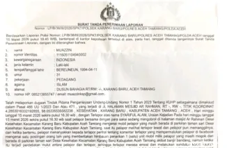 Foto Tidak Terima Alami Tindak Kekerasan Anggota DPRK Aceh Tamiang Buat Laporan Polisi