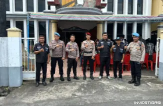 Foto 172 Personel Polres Bitung Amankan Ibadah Jumat Agung, Umat Beribadah Khusyuk dan Kondusif