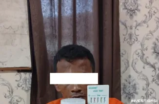 Ayah Diancam Anak Kandung dengan Parang, Pelaku Positif Narkotika Diamankan Polsek Rupat