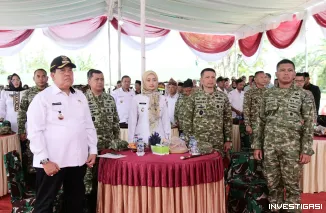 Foto Ground Breaking Jembatan Perintis Garuda di Way Bungur, Perkuat Konektivitas Antarwilayah