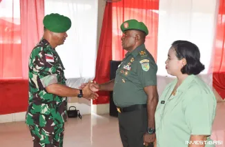 Foto Kodim 1710/Mimika Gelar Acara Laporan Korps Kenaikan Pangkat