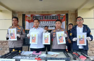 Komplotan Pencuri Kabel Listrik Ditangkap di Tanjung Bintang, Beraksi Antar Kabupaten