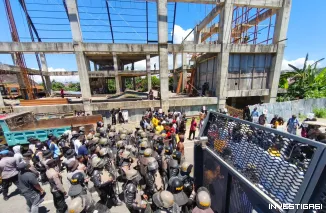 Polda Papua Barat Layani Aksi Unjuk Rasa Mahasiswa secara Humanis dan Kondusif