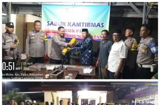 Polsek Palas Gelar Silahturahmi Sabuk Kamtibmas Bersama Warga Bangunan, Kondusifitas Jadi Tujuan Utama