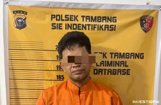 Foto Polsek Tambang Tangkap Pelaku Penganiayaan di Desa Koto Perambahan