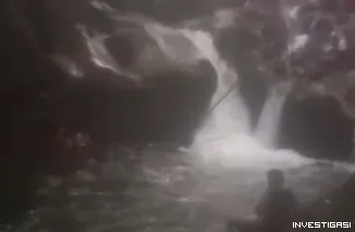 Foto Remaja Asal Pekanbaru MD Tenggelam di Air Terjun Lubuk Tagaru