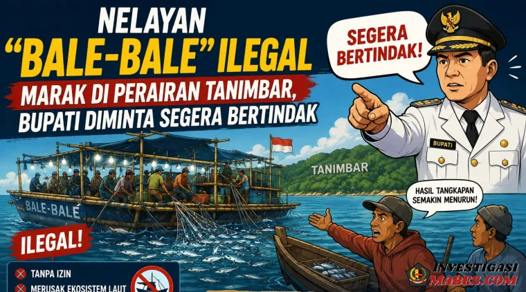 Nelayan "Bale-Bale" Ilegal Marak di Perairan Tanimbar, Bupati Diminta Segera Bertindak