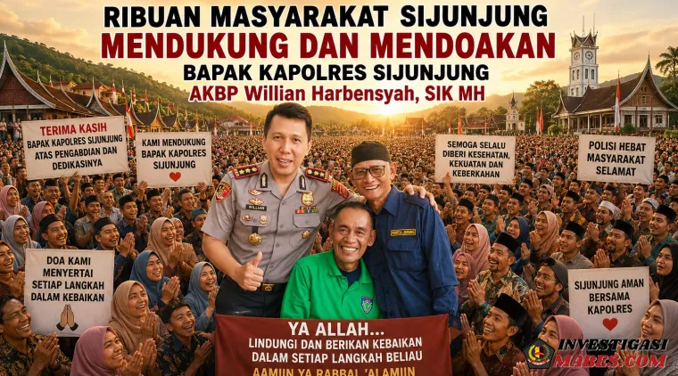Ribuan Doa Mengiringi Pengabdian AKBP Willian Harbensyah, Sosok Polisi Humanis Kebanggaan Masyarakat Sijunjung