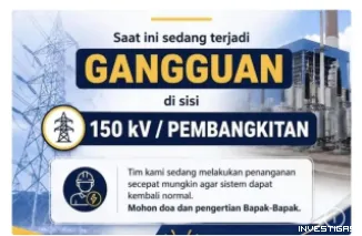 Gangguan Kelistrikan di daerah Sumbagut (Sumatera Bagian Utara