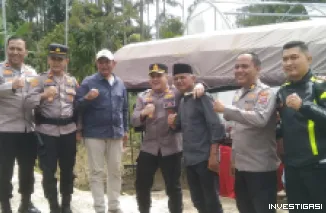 Kapolres Solok Pimpin Panen Raya Jagung Serentak Kuartal II Dukung Swasembada Pangan Nasional