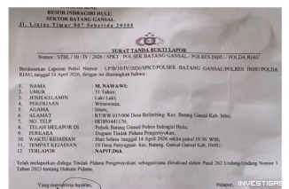Kasus Pengeroyokan Nelayan di Batang Gangsal Jalan ditempat, Pelapor Menunggu Keadilan