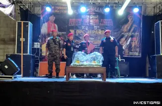 Ketua DPC Grib Jaya Jepara Agus Adodi Pranata Hadiri HUT Ke - 5 Grib Jaya