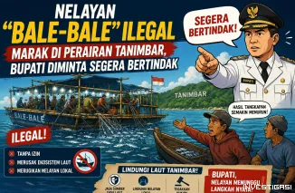 Nelayan "Bale-Bale" Ilegal Marak di Perairan Tanimbar, Bupati Diminta Segera Bertindak