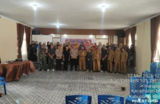 Polsek Mandau Sosialisasi Bahaya Penyalahgunaan Narkoba di Desa Bhatin Betuah Kec Mandau.