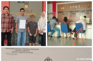 "Tak Main-main"Jusman Hadi Laporkan Oknum Collector OTO Finance Dugaan kekerasan Verbal Ke Polres Lampung Selatan