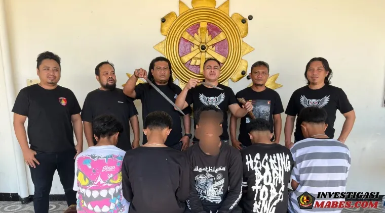 URC Resmob Polres Bitung Gerak Cepat Amankan Pelaku Penganiayaan Anak di Bawah Umur