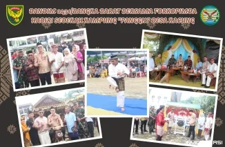 Dandim 0431/Bangka Barat Bersama Forkopimda Hadiri Sedekah Kampung "Panggil" Desa Kacung, Wujud Pelestarian Adat dan Budaya Daerah