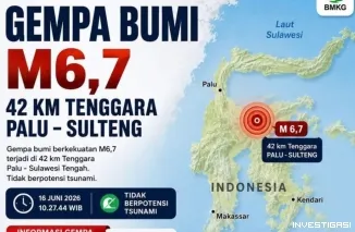 Gempa Magnitudo 6,7 Guncang Tenggara Palu, Masyarakat Morowali Diimbau Tetap Waspada