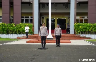 Kapolda Papua Barat Pimpin Apel Pengecekan dan Tactical Floor Game Persiapan Menyambut Pesparawi Nasional XIV Tahun 2026