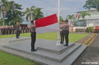 Kapolres Bitung AKBP Albert Zai, S.I.K.,M.H pimpin Langsung Hari Lahir Pancasila 2026, Teguhkan Semangat Persatuan dan Perdamaian Dunia