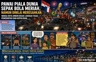 Pawai Piala Dunia Sepak Bola Meriah, Namun Dinilai Meresahkan: Warga Kota Ambon Desak Langkah Tegas Pemerintah dan Kepolisian