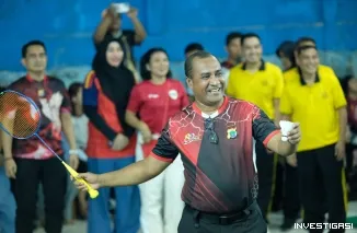 Polda Papua Barat Gelar Lomba Bulutangkis Sambut Hari Bhayangkara ke-80