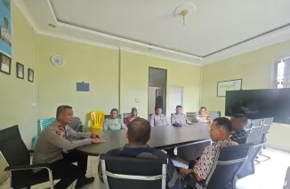 Polres Bengkalis Dukung Program Ketahanan Pangan Melalui Penguatan Budidaya Jagung Pipil di Siak Kecil
