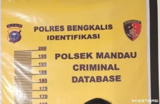 Polsek Mandau Tangkap Pemasok Sabu Hasil Pengembangan Kasus, Satu Tersangka dan Barang Bukti Diamankan