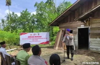 Sambut HUT Bhayangkara ke-80, Polda Riau Bedah 13 Rumah Warga Kurang Mampu di Seluruh Kabupaten/Kota