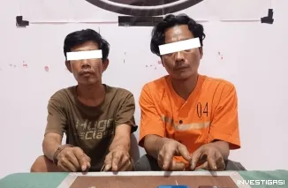 Simpang Puncak Sebangar Jadi Lokasi Pengungkapan Sabu, Dua Pria Diamankan Satresnarkoba Polres Bengkalis