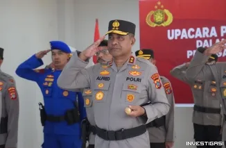 Upacara Pemuliaan Nilai-Nilai Tribrata Polda Papua Barat Berlangsung Khidmat Secara Daring