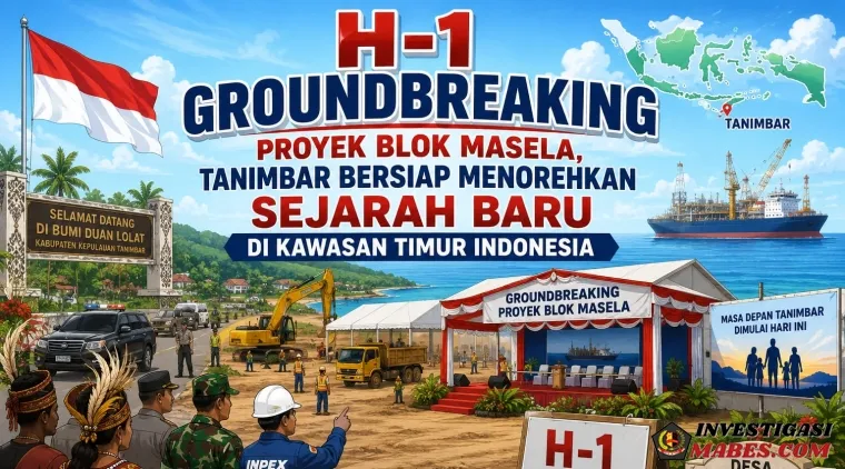 H-1 Groundbreaking Proyek Blok Masela, Tanimbar Bersiap Menorehkan Sejarah Baru di Kawasan Timur Indonesia