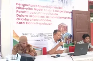 FEB Universitas Khairun Perkuat Kepemimpinan Generasi Muda melalui Pengabdian Masyarakat di Kelurahan Cobodoe