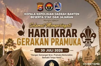 Kapolda Banten Ajak Generasi Muda Maknai Hari Ikrar Gerakan Pramuka sebagai Momentum Membentuk Karakter dan Jiwa Pengabdian