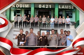 Kapolres Lampung Selatan Perkuat Soliditas Bersama TNI dan Kejaksaan, Tegaskan Sinergi Antar Penegak Hukum
