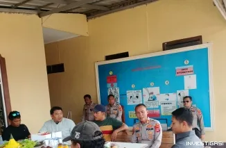 Kapolsek Pamarayan Terima kunjungan sekaligus Ucapan Selamat HUT ke-80 Bhayangkara dari masyarakat pamaryan