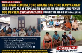 Kesiapan Pemuda, Tokoh Agama, dan Tokoh Masyarakat Desa Latdalam Menyatakan Mendukung Groundbreaking PSN, Tolak Aksi yang Dianggap Menghambat Proyek