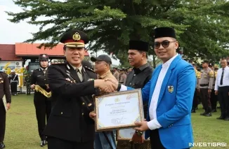 KNPI Sijunjung Bersama Organisasi Kepemudaan dan Kemahasiswaan Terima Penghargaan pada HUT Bhayangkara ke-80