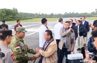 Mentari pagi di Tanimbar, Pangdam XV Patimura Sambut Menteri ESDM RI  