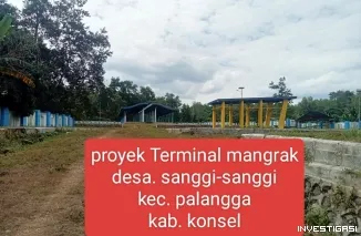 Milyaran Rupiah Menguap! Bangunan Terminal Terbengkalai di Desa Sanggi